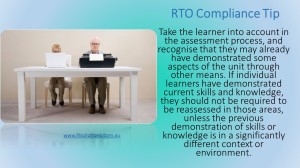 RTO Compliance Tip